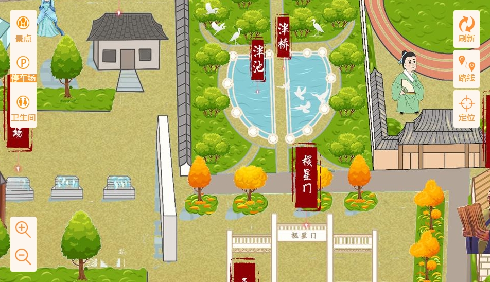 左云手绘地图景区语音讲解导览系统：智慧景区建设的基石